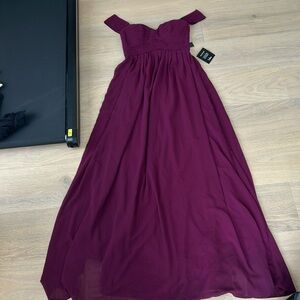 Lulus off the shoulder dress